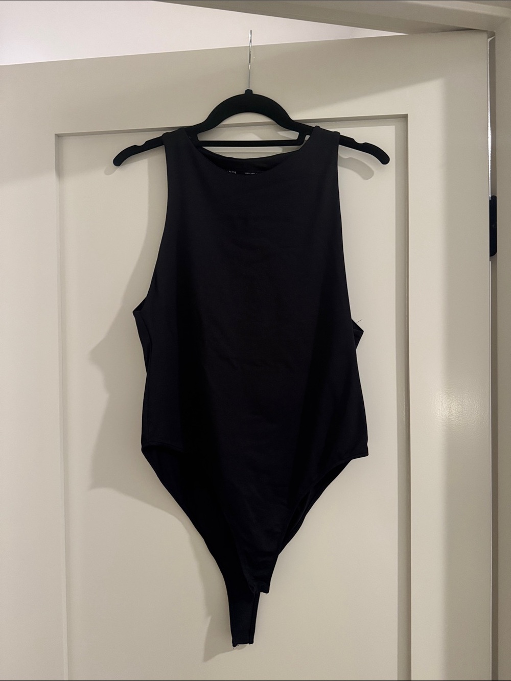 Zara Black Sleeveless Bodysuit